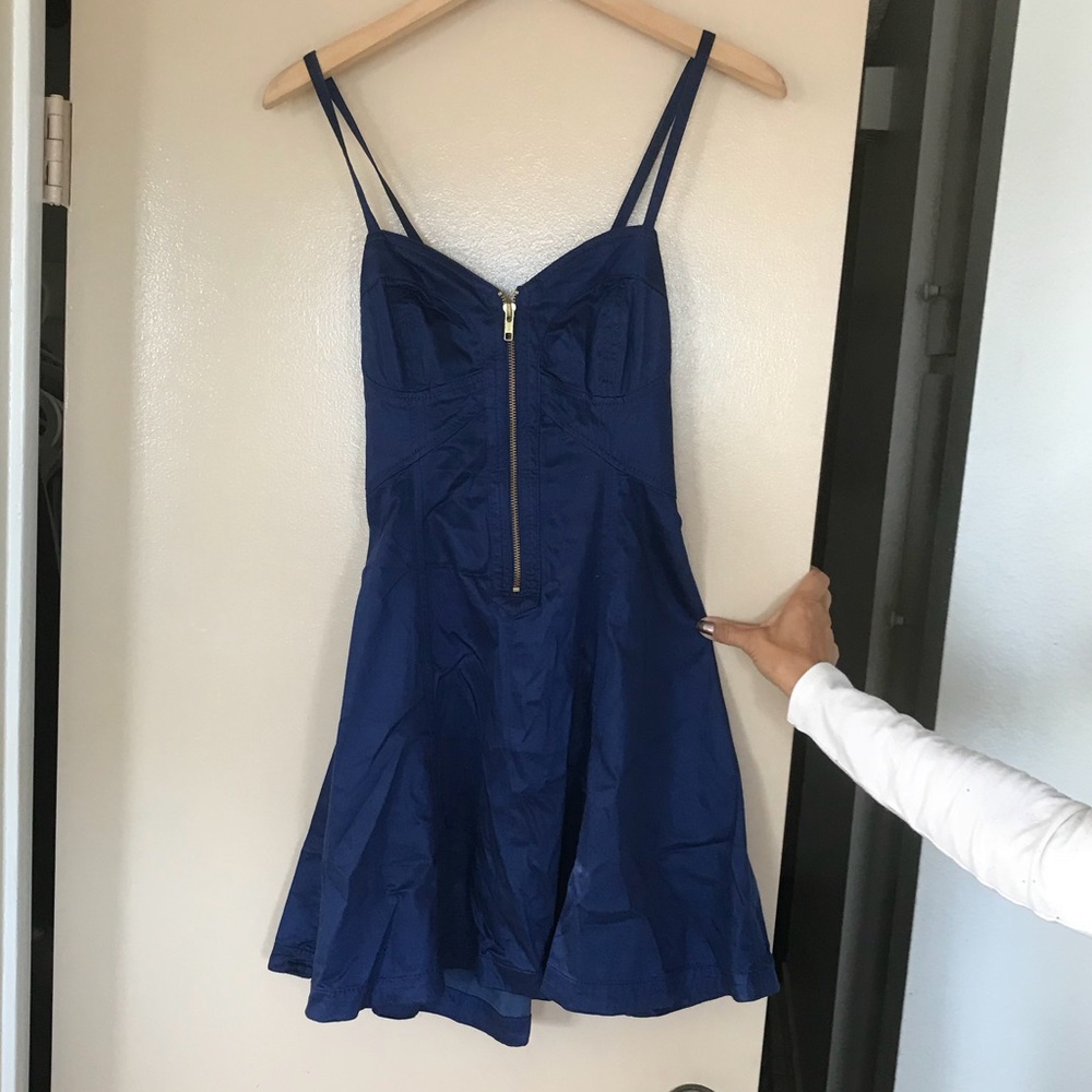 French connection blue dress